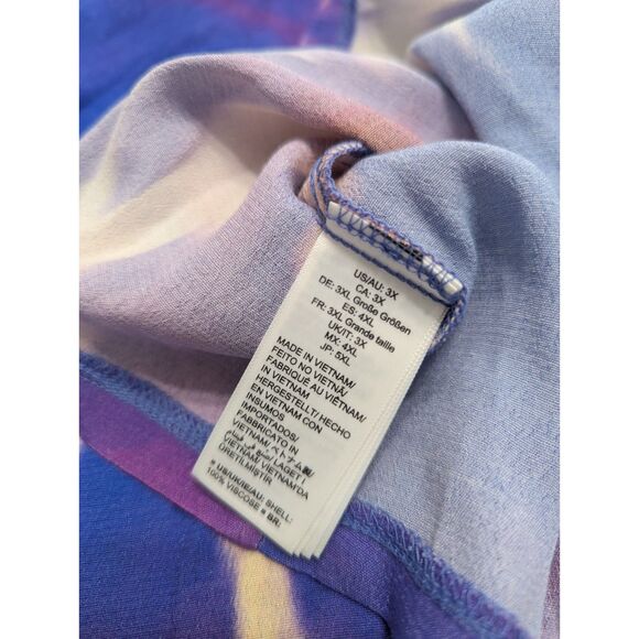 🪻 The Drop Violet Watercolor Maxi Dress 3X – NWT - Picture 10 of 12